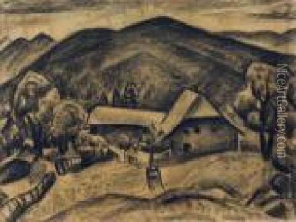 Schwarzwald, Germany Oil Painting - Leo Gestel