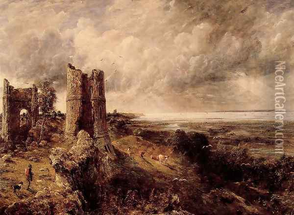 Hadleigh Castle, 1829 Oil Painting - John Constable