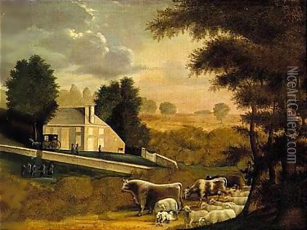 Buckinghamshire Oil Painting - Edward Hicks