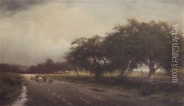 After The Rain Oil Painting - William Tyler