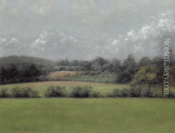 Sussex Fields, Noon Oil Painting - Paul Fordyce Maitland