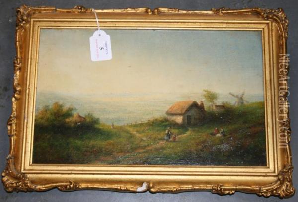 View Near Hastings Oil Painting - Charles Stuart