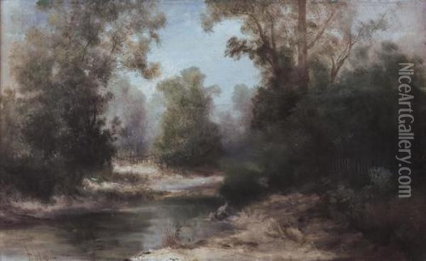 Paesaggio Con Ruscello Oil Painting - Henry Marko