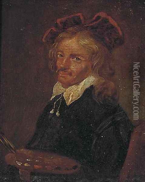Self-portrait of an artist Oil Painting - Dutch School