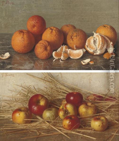 Oranges Oil Painting - Giorgio Lucchesi