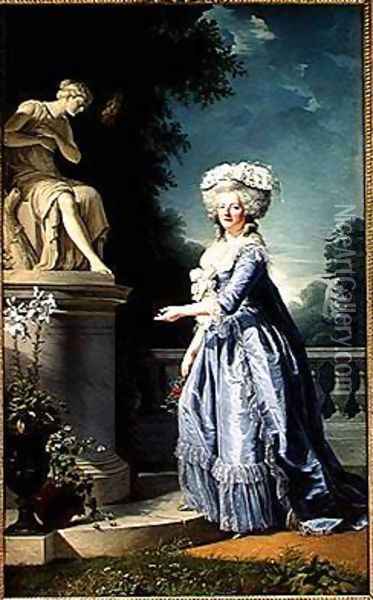Portrait of Marie-Louise 1733-99 Victoire de France Oil Painting - Adelaide Labille-Guyard