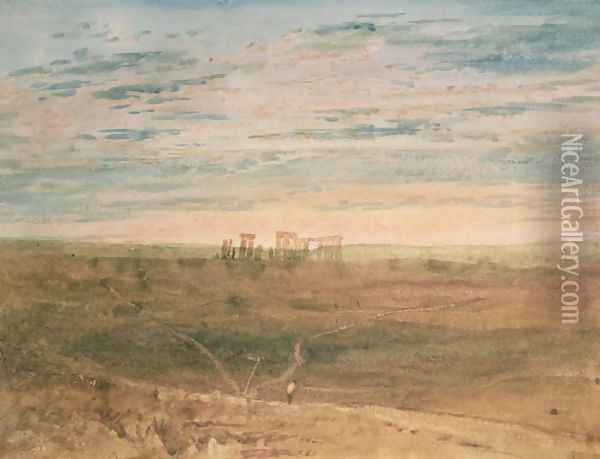 Stonehenge Oil Painting - Joseph Mallord William Turner