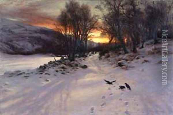 A Winters Morning 2 Oil Painting - Joseph Farquharson