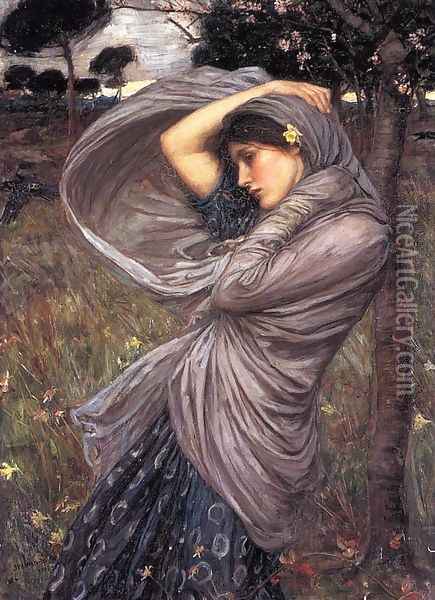 Boreas 1903 Oil Painting - John William Waterhouse