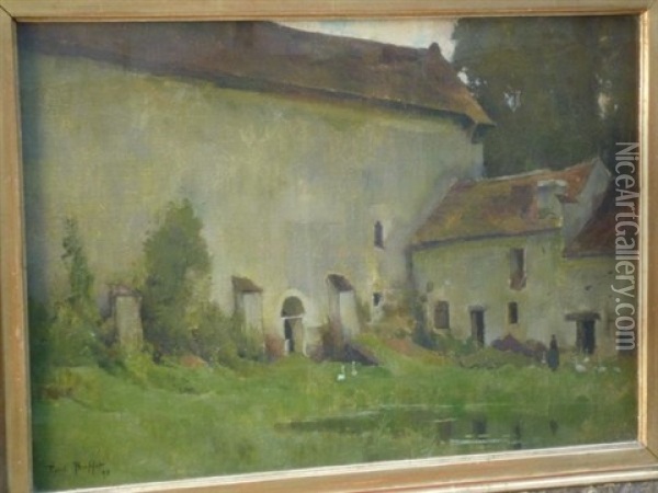 Cour De Ferme Oil Painting - Paul Buffet