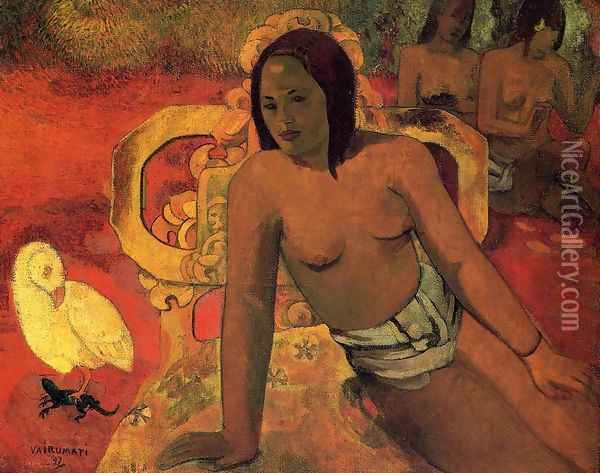 Vairumati Oil Painting - Paul Gauguin