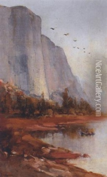El Capitan Oil Painting - Edward Rufus Hill