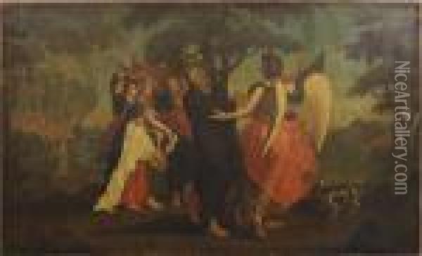 Loth Et Ses Filles Fuyant Sodome Oil Painting - Peter Paul Rubens