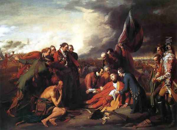 The Death of General Wolfe 1770 Oil Painting - Benjamin West