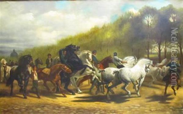 The Horse Fair Oil Painting - Rosa Bonheur