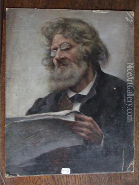 Portrait Oil Painting - Georges Philibert Charles Marionez