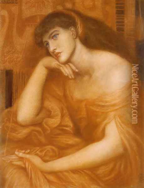 Penelope Oil Painting - Dante Gabriel Rossetti