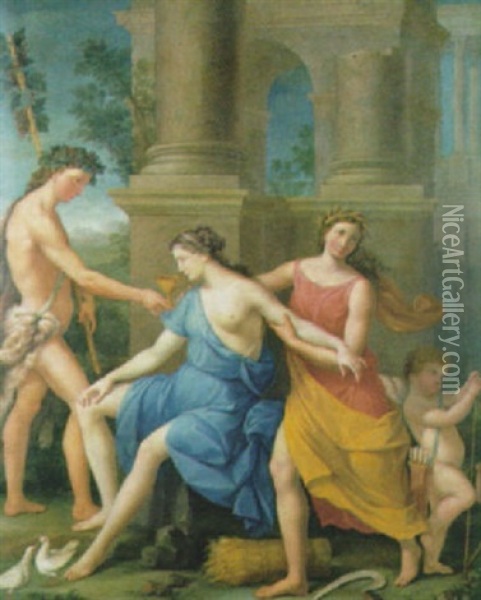 Sine Baccho Et Cerere Friget Venus Oil Painting - Giambettino Cignaroli