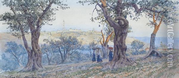 Jerusalem Oil Painting - Tristram Ellis