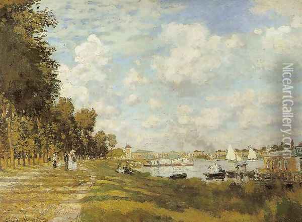 Argenteuil Basin Oil Painting - Claude Oscar Monet