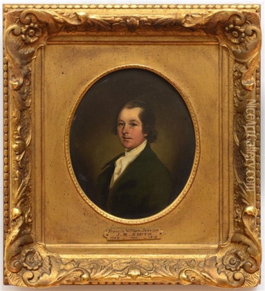 Portrait Of Francis William Jessopp Oil Painting - John Raphael Smith