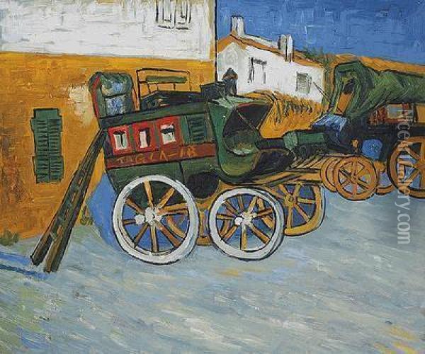 Tarascon Diligence Oil Painting - Vincent Van Gogh