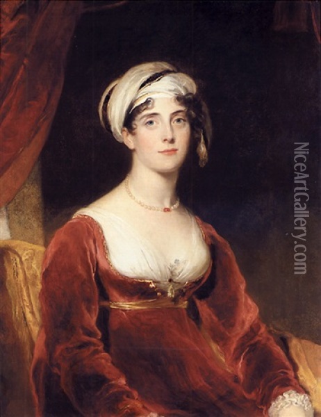 Portrait Of Anne Perry Oil Painting - Thomas Lawrence