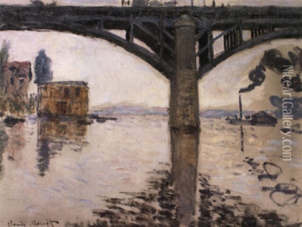 Le Pont Routier D'argenteuil Oil Painting - Claude Monet