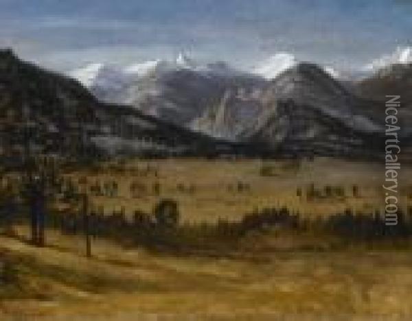 Estes Park Colorado Oil Painting - Albert Bierstadt