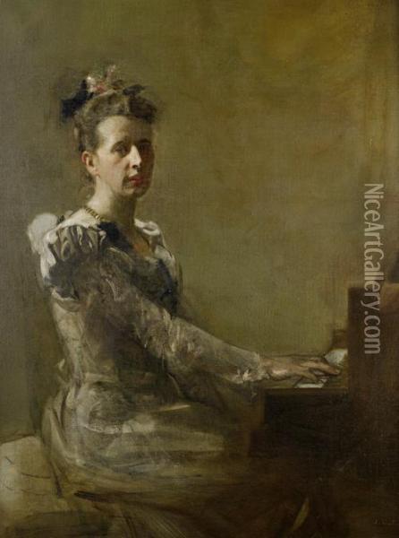 Miss Isabella H. Gardiner Oil Painting - James Guthrie