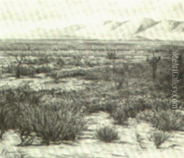 Mohave Desert Oil Painting - Fred Grayson Sayre