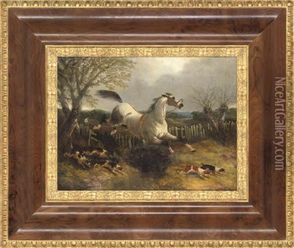 The Runaway Horse Oil Painting - John Frederick Herring Snr