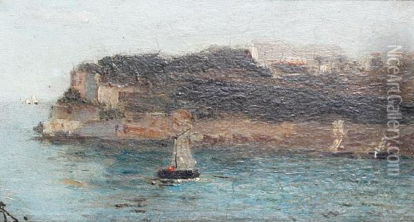 The Bay Oil Painting - Aime Stevens