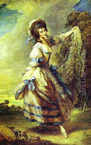Giovanna Baccelli Oil Painting - Thomas Gainsborough