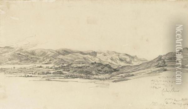 View Of Cader Idris, North Wales Oil Painting - James Ward