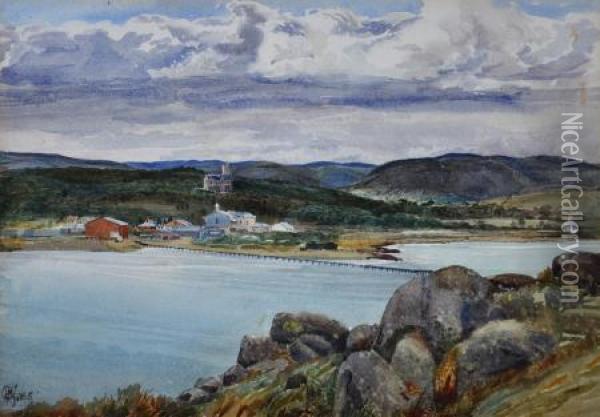 encounter Bay Oil Painting - Harry P. Gill