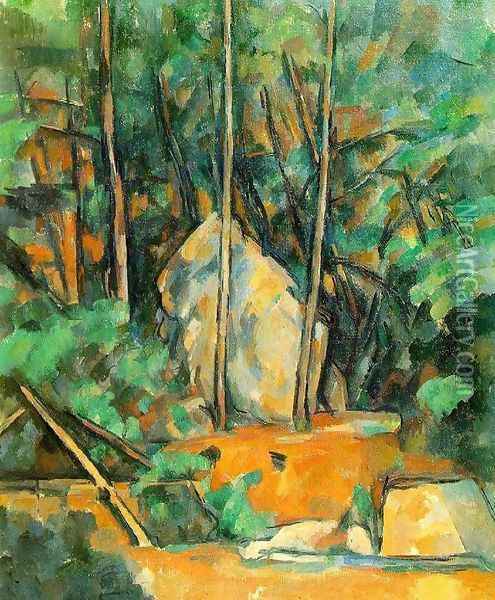 Cistern In The Park At Chateau Noir Oil Painting - Paul Cezanne