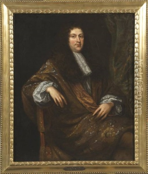 Portrait D'un Seigneur De La Guedre Oil Painting - Jan de Baen