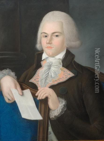 Portrait Of Willem Frederik Nahuys Oil Painting - Jean-Francois De Sompsois