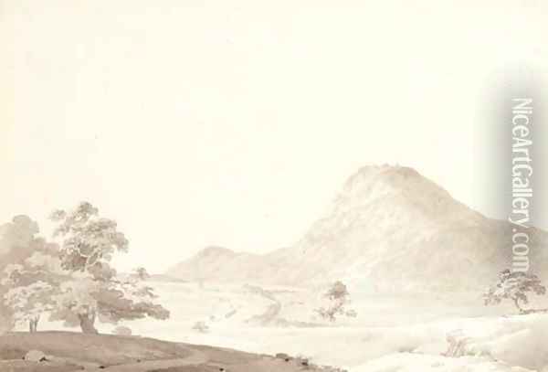 Oriyadrug in the Baramahal Hills Oil Painting - Thomas Daniell