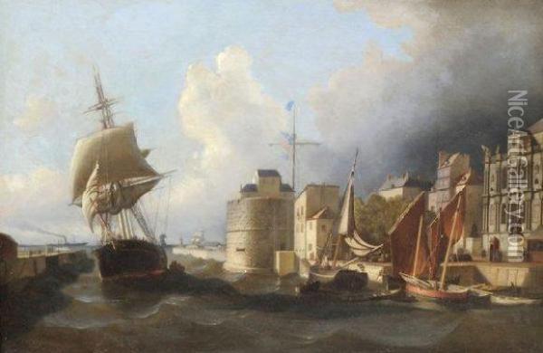 Vue Du Havre Oil Painting - Armand Drouin