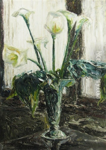 Callas Oil Painting - Vasile Anghel