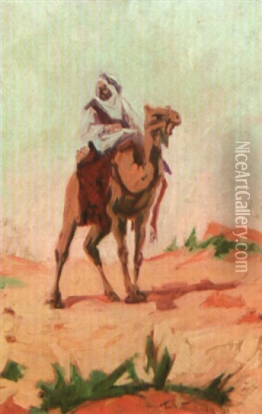 Le Chamelier Touareg Oil Painting - Robert George Talbot Kelly