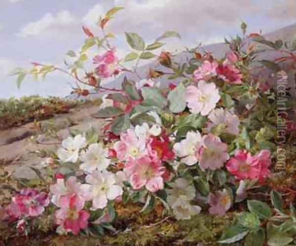 Eglantine 1883 Oil Painting - William Muckley