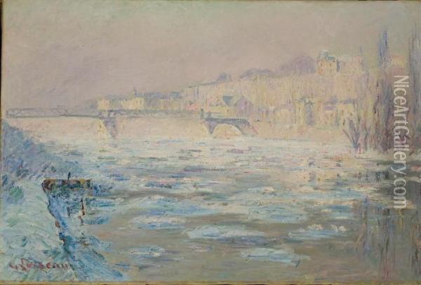 Pontoise, La Debacle Oil Painting - Gustave Loiseau