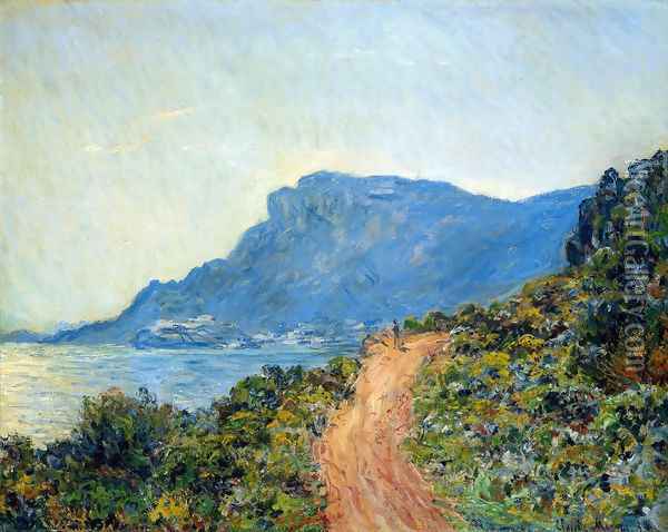 Claude La Corniche Sun Oil Painting - Claude Oscar Monet