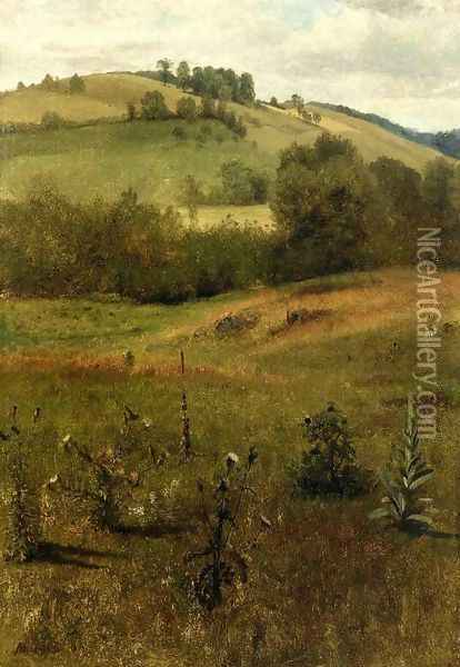 Green Mountains, Vermont Oil Painting - Albert Bierstadt