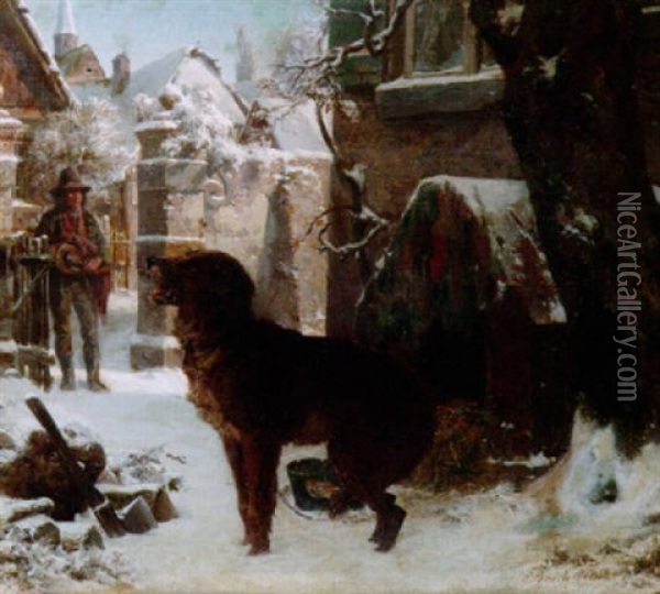 Das Hundekonzert Oil Painting - Ernst Bosch