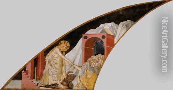Descent into Limbo 2 Oil Painting - Pietro Lorenzetti