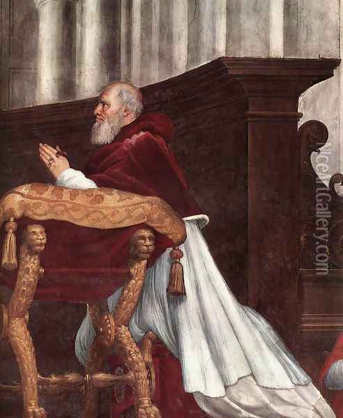 The Mass at Bolsena [detail: 3] Oil Painting - Raphael
